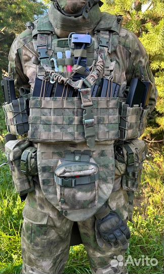 Бронежилет плитник ссо + пояс воин + шлем 6б47