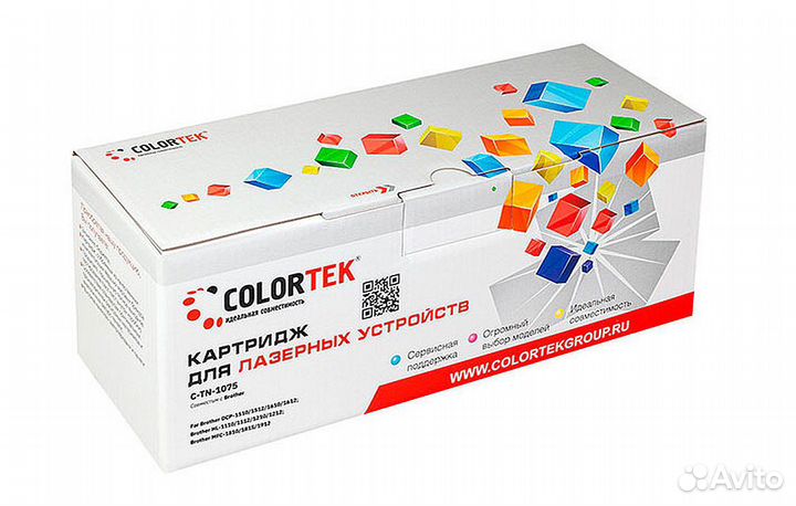 Картридж Brother TN-1075 (Colortek)