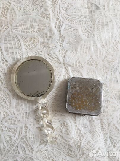 Косметика СССР.Пудреницы,зеркальце