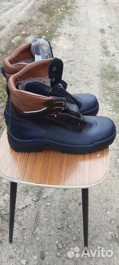 Ботинки мужские кожаные Капитан меховые