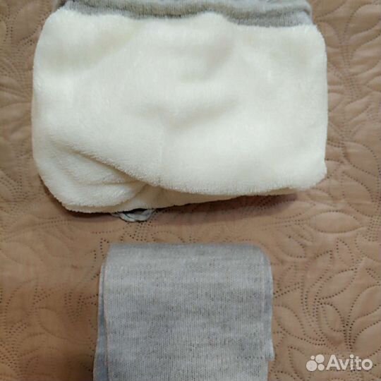 Зимняя шапка и шарф