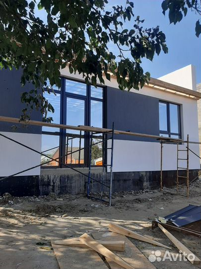 Фасадные работы короед,камешковая, под ключ