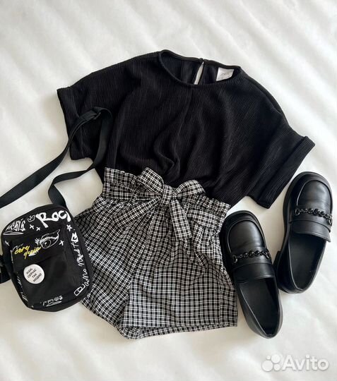 Юбка шорты для девочки 110 116 122 бронь