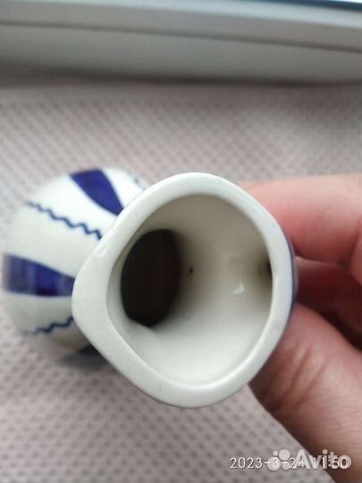 Кашпо настенное Гжель