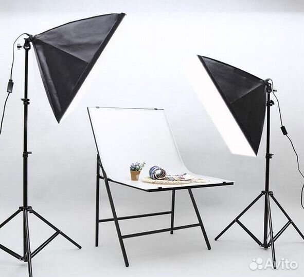 Два софтбокса + лампы и сумка