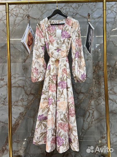 Платье цветочное Zimmermann