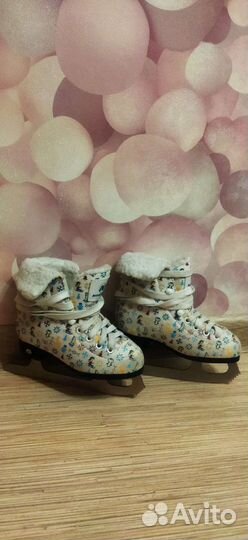 Коньки фигурные утепленные