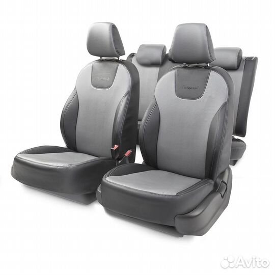 Чехлы skoda octavia-3 экокожа+перфорация