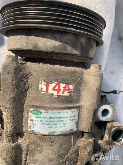 Компрессор кондиционера hyundai sonata ef