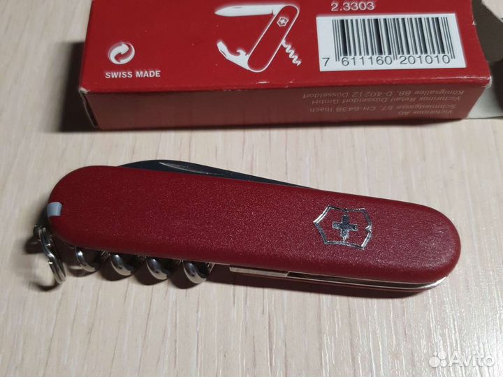 Мультитул Victorinox waiter 0.3303 84 мм красный