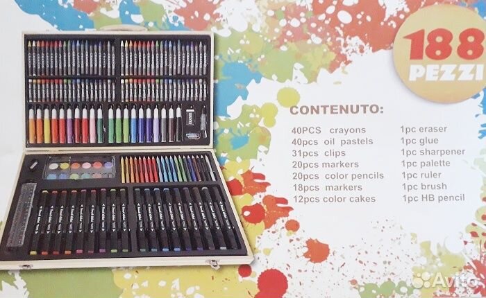 Набор для рисования в чемоданчике