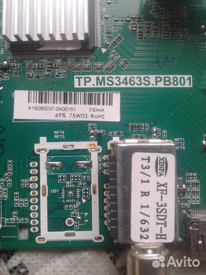 Материнская плата телевизора dexp F40C7100C