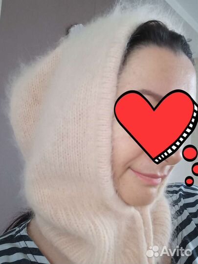 Капор из пуха норки