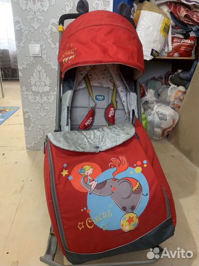 Санки коляска ника 7