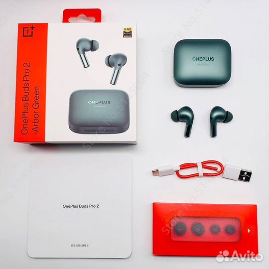 Беспроводные наушники OnePlus Buds Pro 2 зеленые