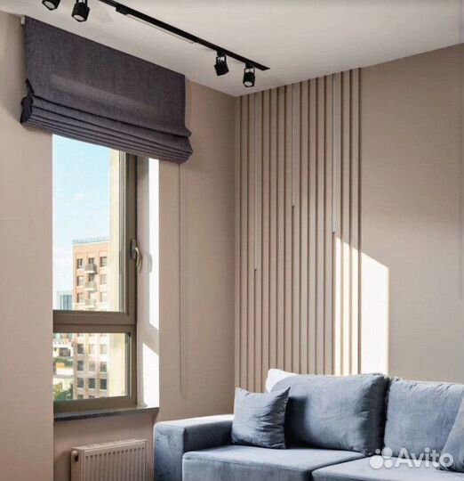 Римские шторы с электроприводом