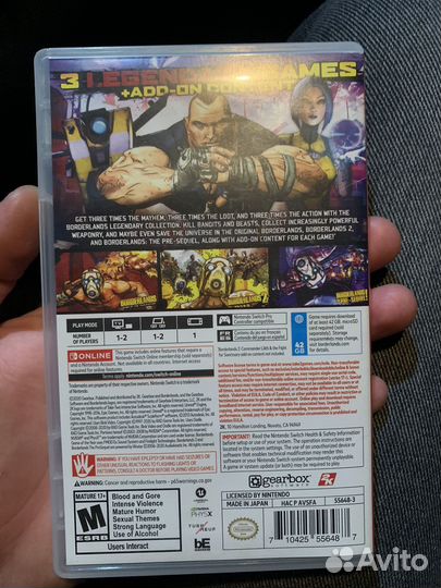 Borderlands legendary collection switch