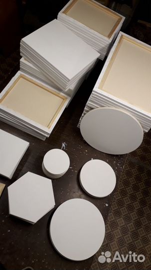 Холсты на подрамнике, любого размера, в наличии