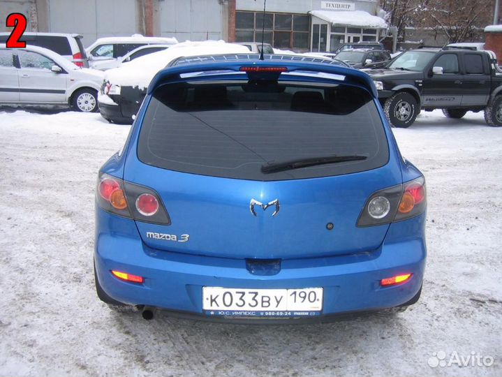 Спойлер mazda 3 BK
