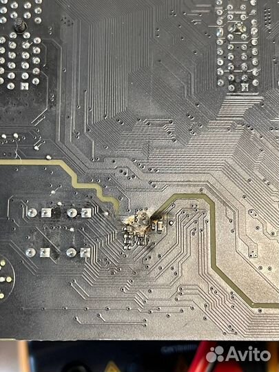 Материнская плата на запчасти msi B550-A PRO