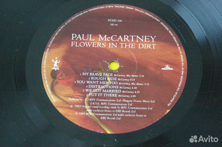 Пластинка Paul McCartney – Flowers In The Dirt 1 p
