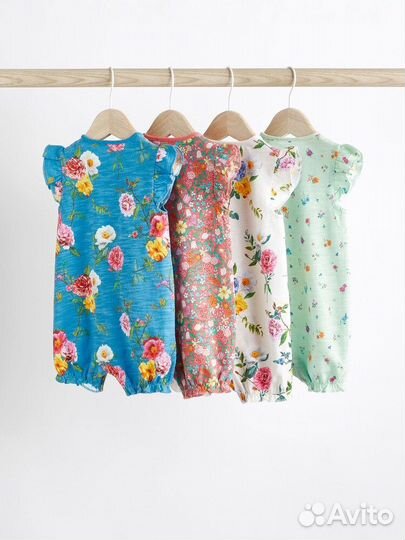 Ромперы песочники Некст, размеры 74, 80