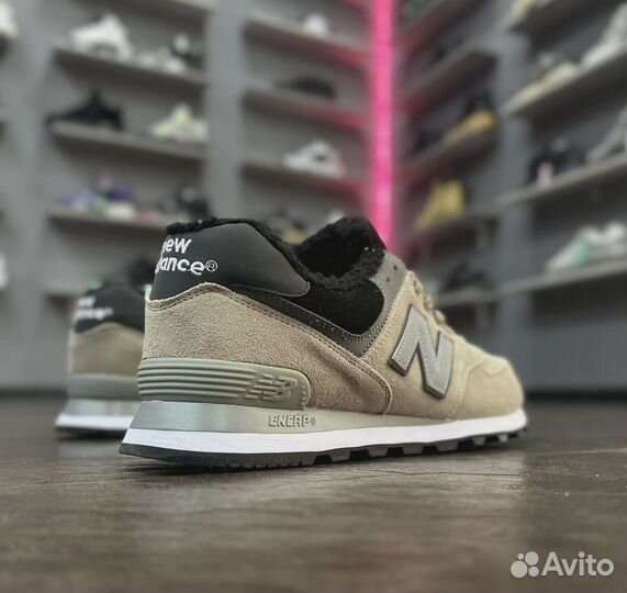 Кроссовки зимние New Balance 574 Великаны