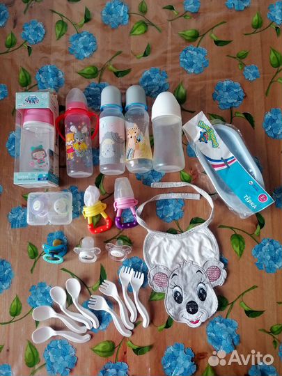 Бутылочки, соски, ниблеры