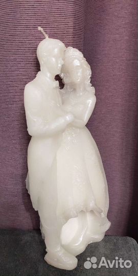 Большая Свеча Пара влюбленных 25см Подарок свадьба