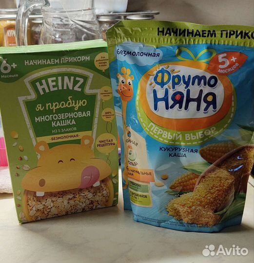 Детские каши безмолочные