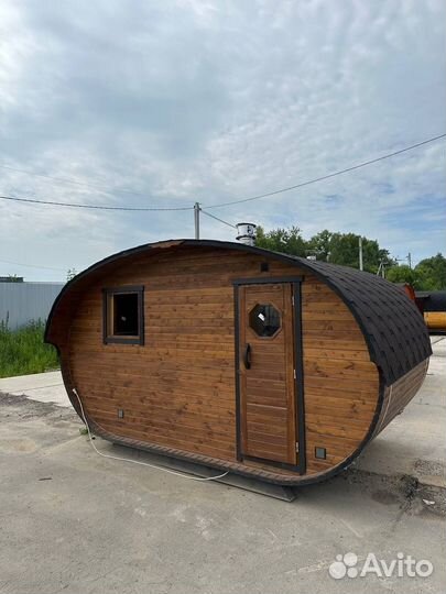 Баня бочка