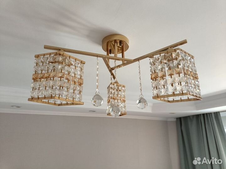 Люстра хрусталь 