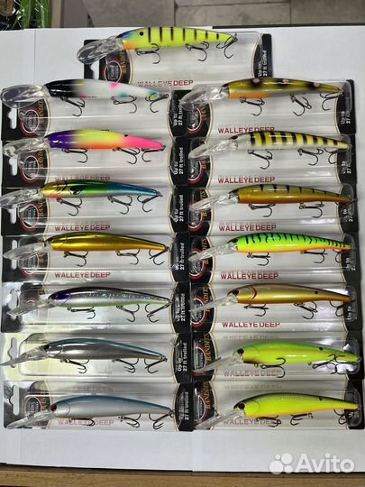 Воблеры для троллинга Bandit Deep Walleye реплика