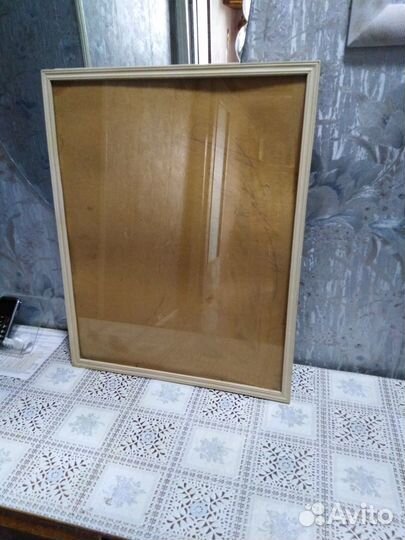 Рама дерево со стеклом под картину