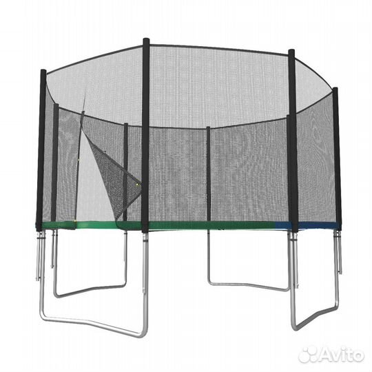 Батут с сеткой unix line Simple 10 ft Green outsid