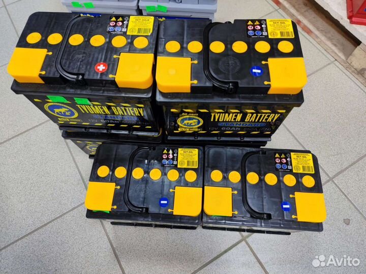 Аккумулятор Тюмень standard 60 А/ч пушка