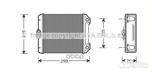 Радиатор отопителя Mercedes E-Class (W124) ms61