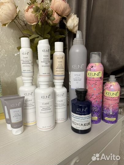 Keune шампунь,спрей