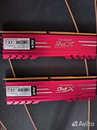 Оперативная память XPG D10 16GB 2 плашки