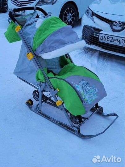 Детские санки коляска Ника