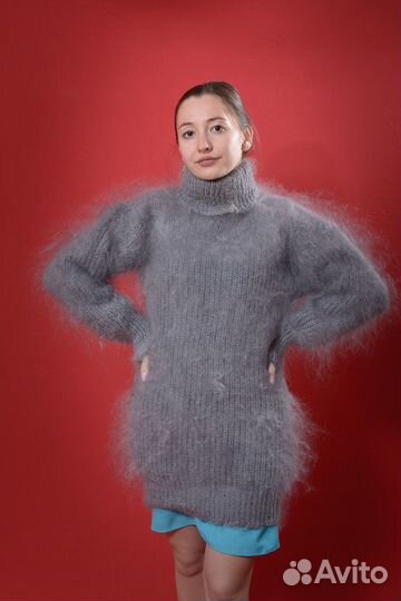 Пуховый свитер