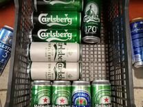 Пивные банки Carlsberg, Heineken, Tuborg