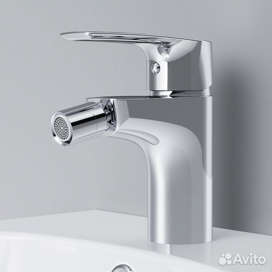 Смеситель для биде AM.PM Gem F90A83100 с донным кл