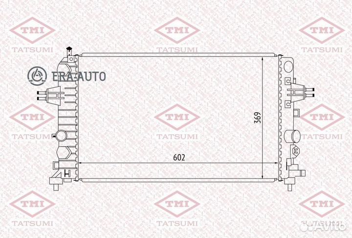 Tatsumi TGA1024 Радиатор системы охлаждения