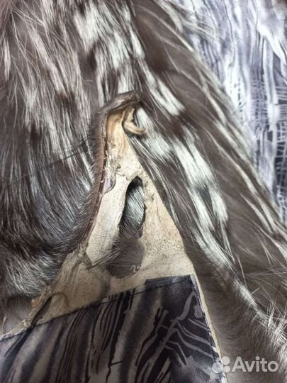 Жилетка из чернобурки натуральная