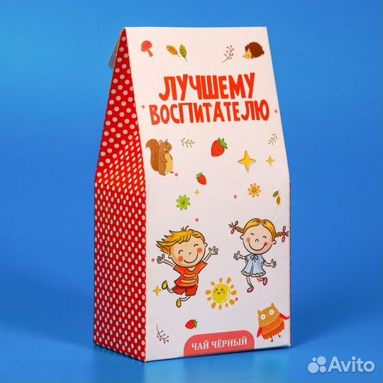 Подарочный чай и кружки для воспитателя