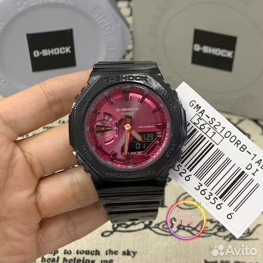 Женские часы Casio G-Shock GMA-S2100RB-1A