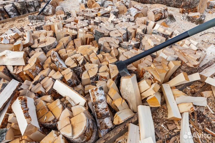 Дрова в сетках