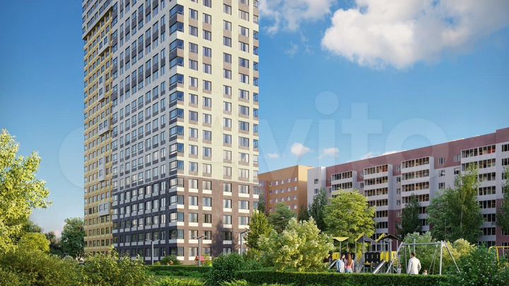 2-к. квартира, 55,4 м², 18/25 эт.