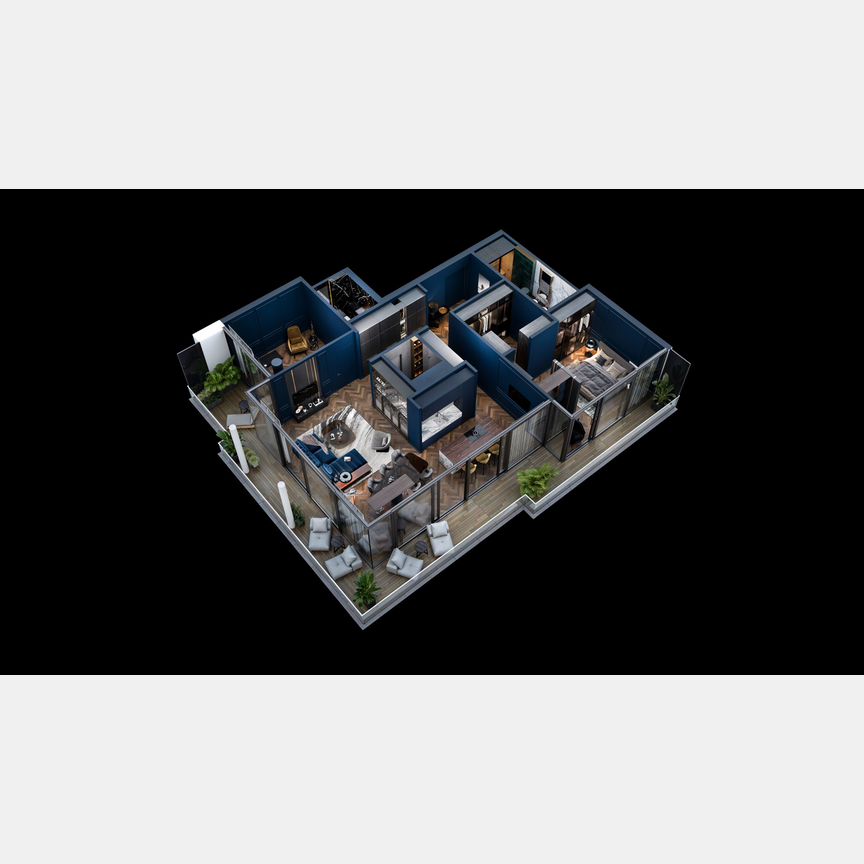 2-к. квартира, 138,3 м², 11/18 эт.